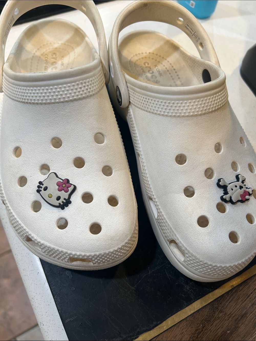White crocs